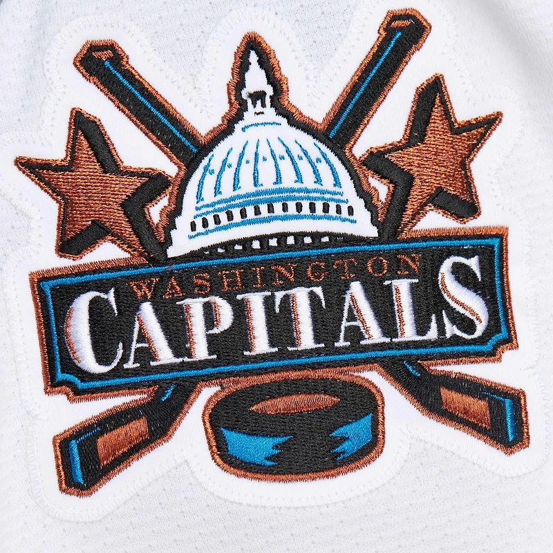 Men's Mitchell & Ness Alexander Ovechkin White Washington Capitals 2005/06 Power Play Jersey