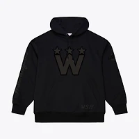 Men's Mitchell & Ness Black Washington Capitals Phantom Fleece Hoodie