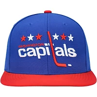 Casquette Snapback Core Team Ground 2.0 Mitchell & Ness pour homme des Capitals de Washington, bleu
