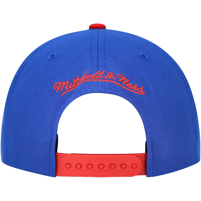 Casquette Snapback Core Team Ground 2.0 Mitchell & Ness pour homme des Capitals de Washington, bleu