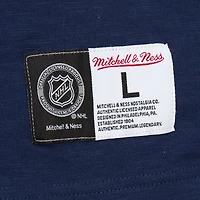 Men's Mitchell & Ness  Navy/Red Washington Capitals Legendary Slub Raglan Long Sleeve T-Shirt