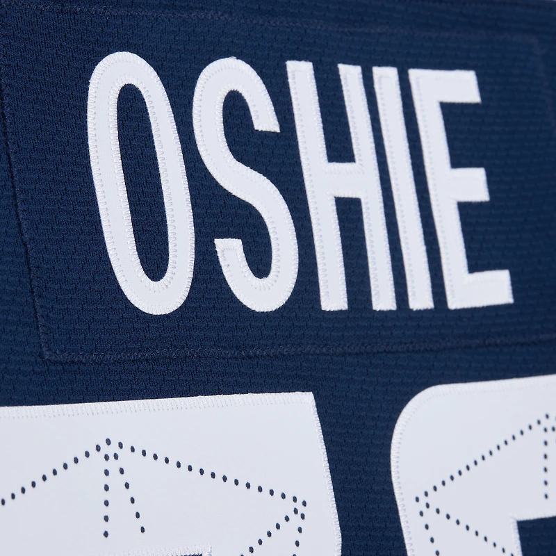 Maillot Power Play bleu marine pour homme Mitchell & Ness TJ Oshie des Washington Capitals