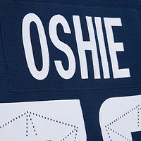 Maillot Power Play bleu marine pour homme Mitchell & Ness TJ Oshie des Washington Capitals
