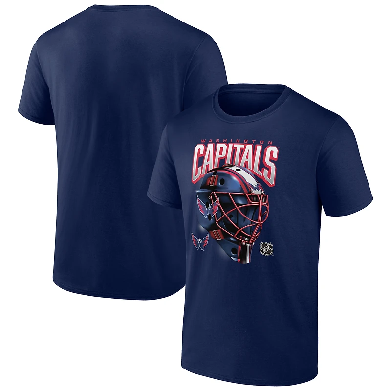 T-shirt bleu marine pour homme des Capitals de Washington