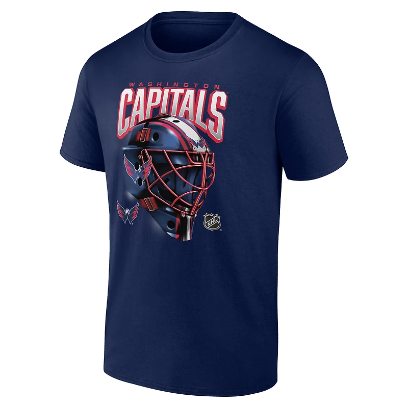 T-shirt bleu marine pour homme des Capitals de Washington