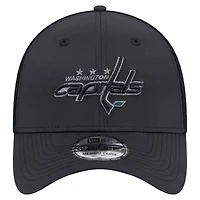 Casquette New Era Blackout 39THIRTY Flex Fit pour homme, coloris Washington Capitals
