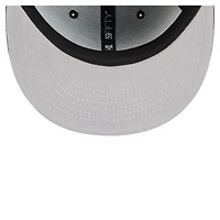 Men's New Era Black Washington Capitals Faded Lines 59FIFTY Fitted Hat