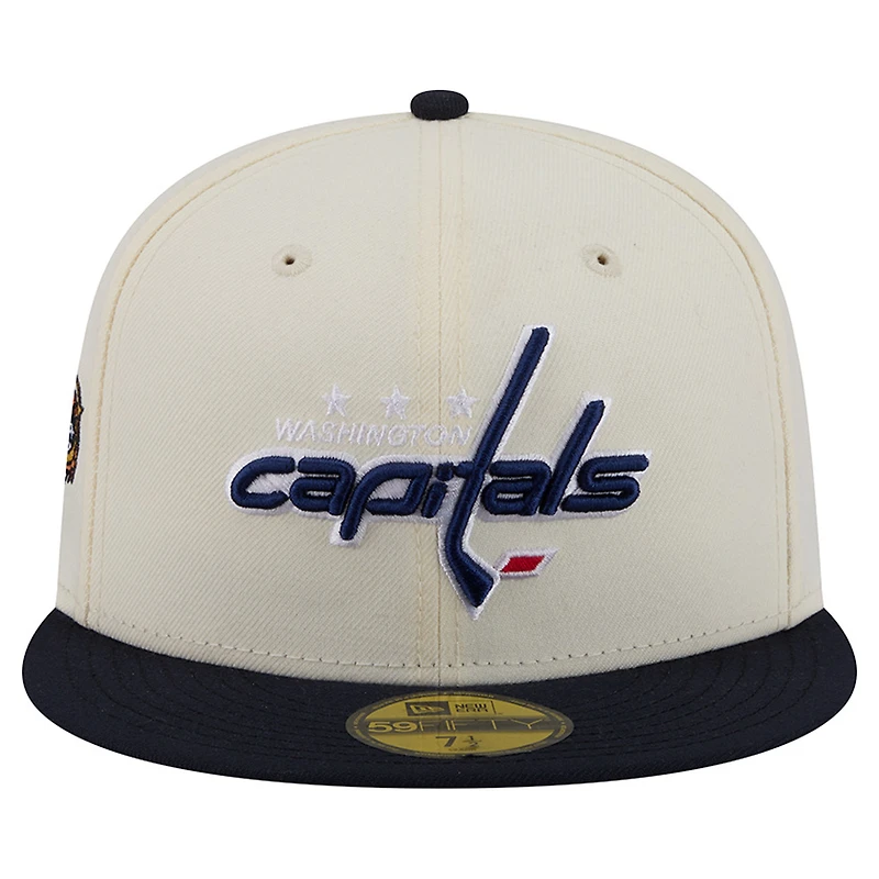 Men's New Era Cream Washington Capitals 250th Anniversary of the United States Two-Tone 59FIFTY Fitted Hat