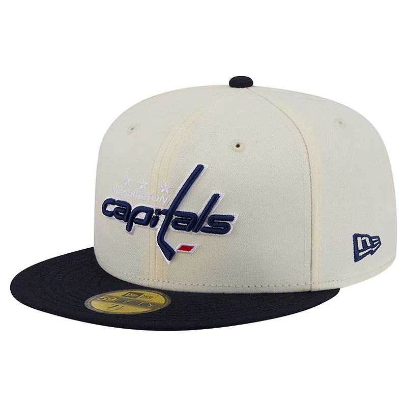 Men's New Era Cream Washington Capitals 250th Anniversary of the United States Two-Tone 59FIFTY Fitted Hat