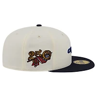 Men's New Era  Cream Washington Capitals 250th Anniversary of the United States Two-Tone 59FIFTY Fitted Hat
