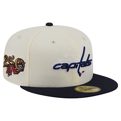 Men's New Era Cream Washington Capitals 250th Anniversary of the United States Two-Tone 59FIFTY Fitted Hat