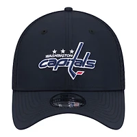 Men's New Era  Navy Washington Capitals Logo 39THIRTY Flex Hat