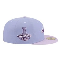 Men's New Era Purple/Light Purple Washington Capitals Lavender Bloom 59FIFTY Fitted Hat