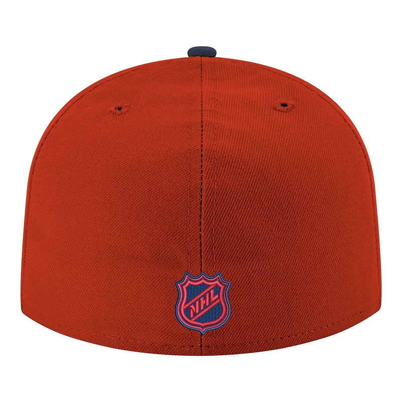 Men's New Era  Red Washington Capitals Core Logo Two-Tone 59FIFTY Fitted Hat