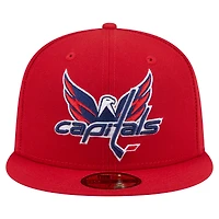 Casquette ajustée Deceptor 59FIFTY rouge des Capitals de Washington pour homme New Era