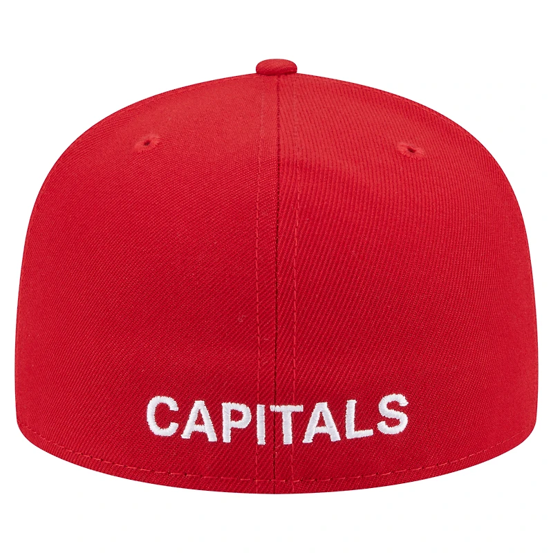 Casquette ajustée Deceptor 59FIFTY rouge des Capitals de Washington pour homme New Era