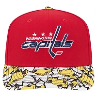 Casquette ajustable 9SEVENTY à visière rouge pour homme New Era des Capitals de Washington