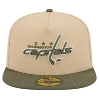 Men's New Era  Tan/Olive Washington Capitals Color Pack Two-Tone 59FIFTY A-Frame Fitted Hat