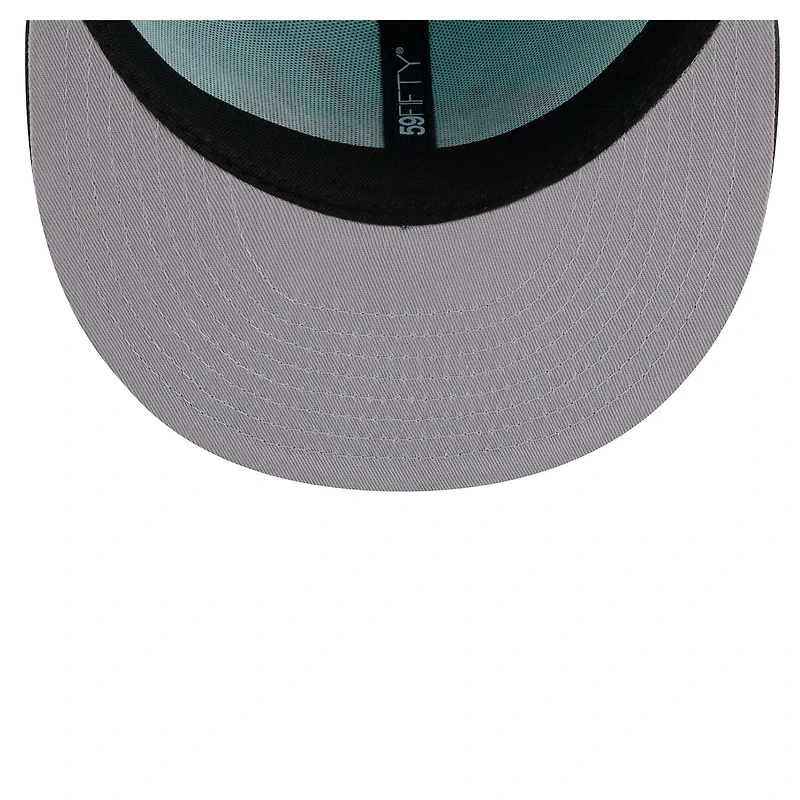Men's New Era Turquoise/Charcoal Washington Capitals Two-Tone Color Pack 59FIFTY Fitted Hat