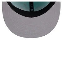 Men's New Era  Turquoise/Charcoal Washington Capitals Two-Tone Color Pack 59FIFTY Fitted Hat