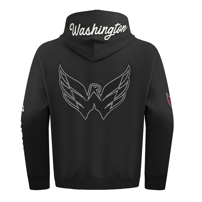 Men's Pro Standard  Black Washington Capitals Paint the City Pullover Hoodie
