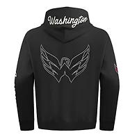 Men's Pro Standard  Black Washington Capitals Paint the City Pullover Hoodie
