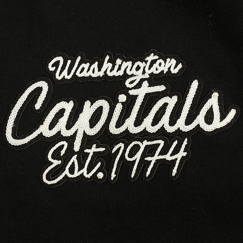 Men's Pro Standard  Black Washington Capitals Paint the City Pullover Hoodie