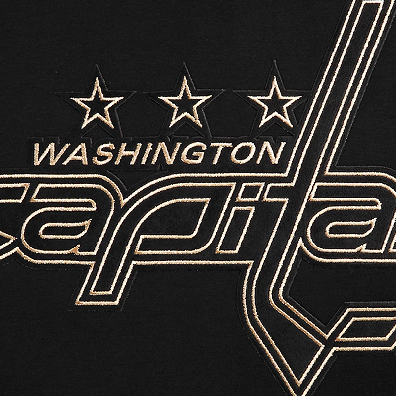 Men's Pro Standard Black Washington Capitals Wordmark T-Shirt