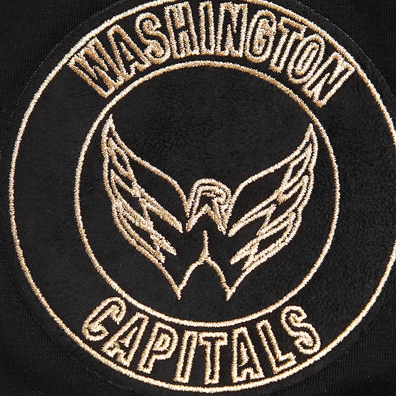 T-shirt noir Pro Standard avec le mot-symbole des Capitals de Washington pour hommes