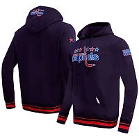 Men's Pro Standard Navy Washington Capitals Retro Classic Fleece Pullover Hoodie
