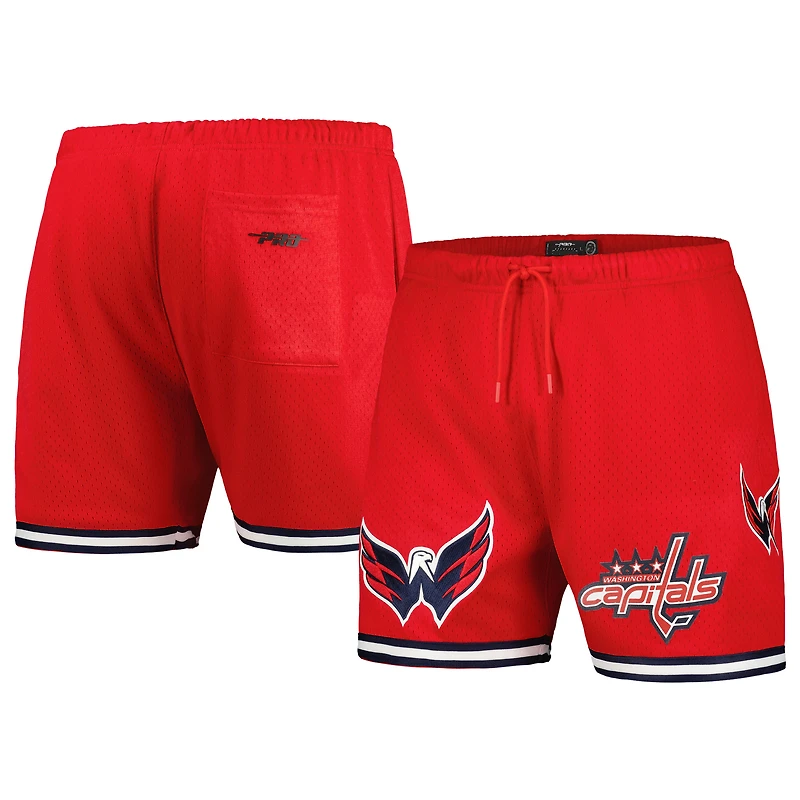 Men's Pro Standard Red Washington Capitals Classic Mesh Shorts