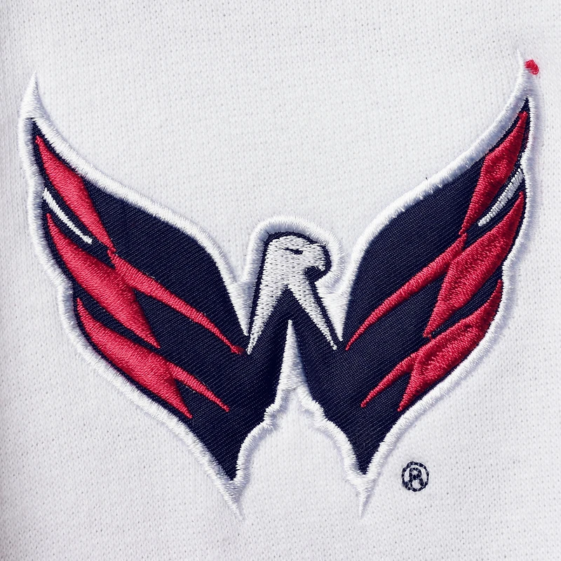 Profil pour hommes Alexander Ovechkin Rouge Washington Capitals Big & Tall Colorblock Full-Zip Sweat à capuche