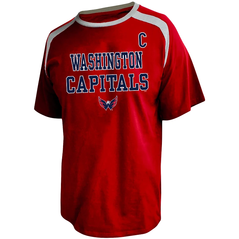 Men's Profile Alexander Ovechkin Red Washington Capitals Big & Tall Name Number T-Shirt