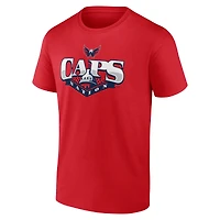 T-shirt rouge Ice Cluster des Capitals de Washington pour homme