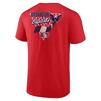 T-shirt rouge pour homme des Capitals de Washington, « Net Slap »