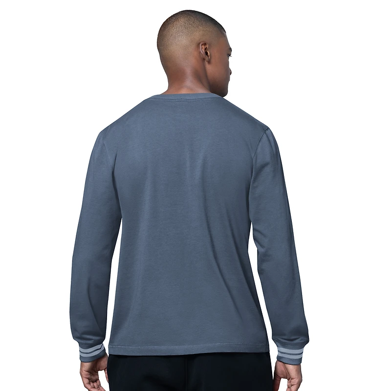 Men's Starter  Blue Washington Capitals Field Long Sleeve T-Shirt