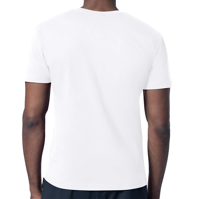 Men's Starter White Washington Capitals Player Grid T-Shirt