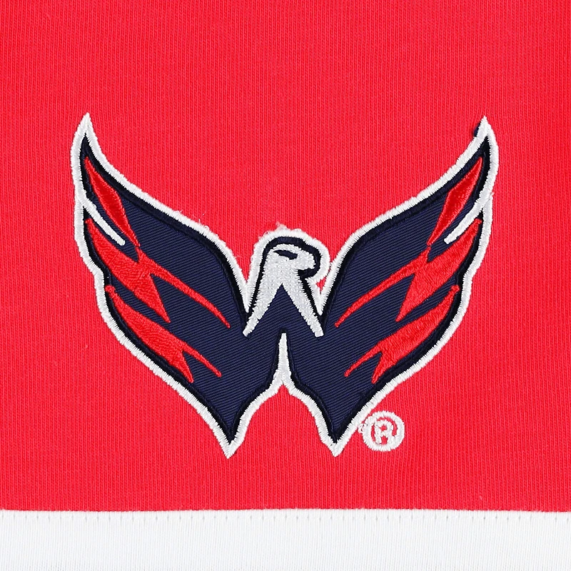 Men's Tommy Hilfiger Red Washington Capitals Walter Lace-Up Long Sleeve Top