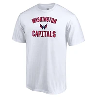 T-shirt blanc pour homme avec arche de la victoire des Capitals Washington