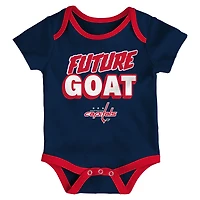 Ensemble de trois bodies pour nouveau-né des Washington Capitals Loyal Buddies