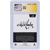 Carte de recrue Panini Score #619 2013-14 autographiée par Philipp Grubauer des Capitals de Washington, carte Auto 10 authentifiée par les fanatiques de CGC