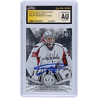 Carte de recrue Panini 2013-14 entièrement certifiée et autographiée par Philipp Grubauer des Washington Capitals #198 CGC Fanatics Witnessed Authenticated Auto 10