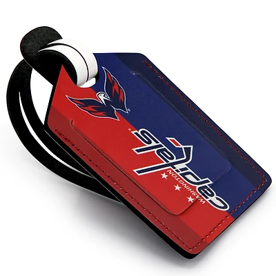 Washington Capitals Personalized Leather Luggage Tag