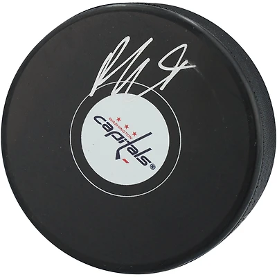 Rondelle de hockey autographiée par Ryan Leonard des Capitals de Washington