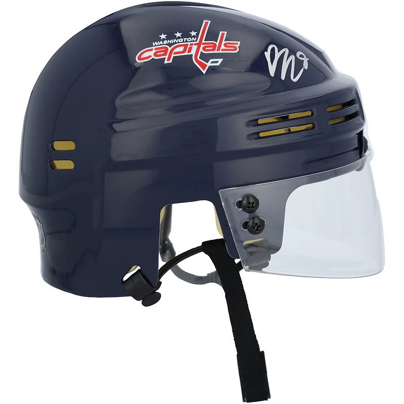 Mini-casque autographié par Ryan Leonard des Capitals de Washington
