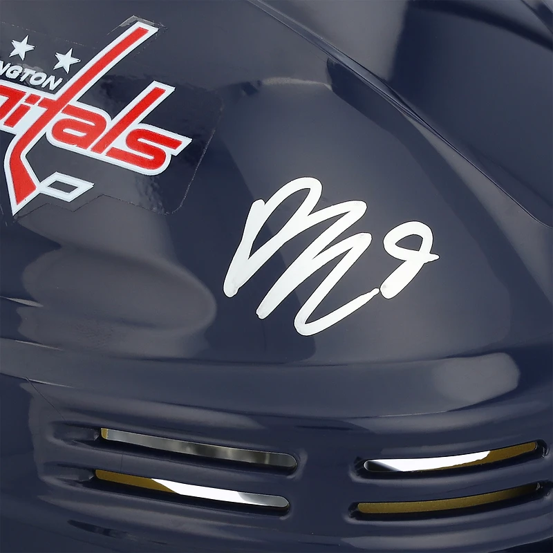 Mini-casque autographié par Ryan Leonard des Capitals de Washington