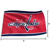 The Sports Vault Washington Capitals - Drapeau 3 pi x 5 pi