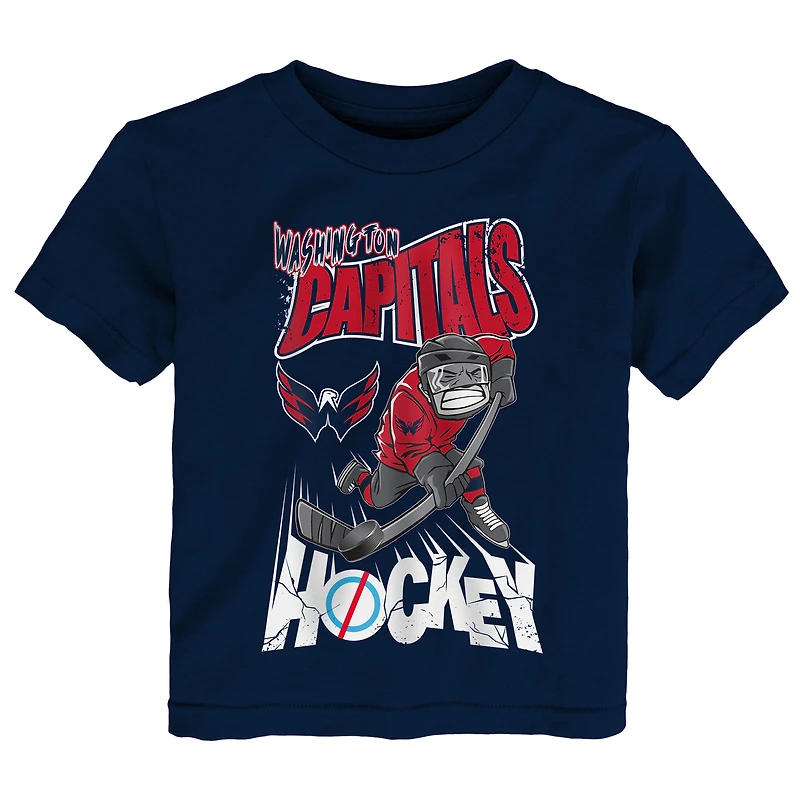 T-shirt One Timer bleu marine pour tout-petits Outerstuff des Capitals de Washington