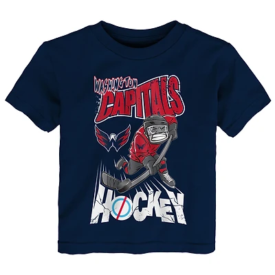 T-shirt One Timer bleu marine pour tout-petits Outerstuff des Capitals de Washington