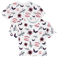 Toddler Outerstuff White Washington Capitals Run Down All-Over-Print T-Shirt
